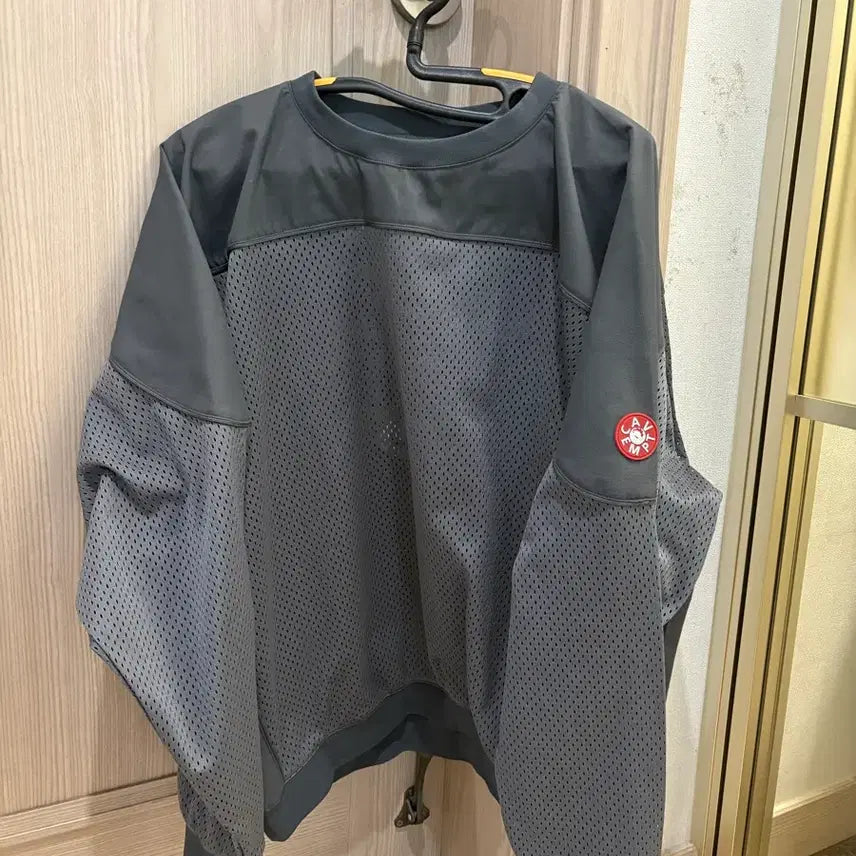 [BUNJANG] Cav Empt Mesh Track Crew Neck Grey / Cavempt 카브엠트 메쉬 트랙 크루 넥 그레이