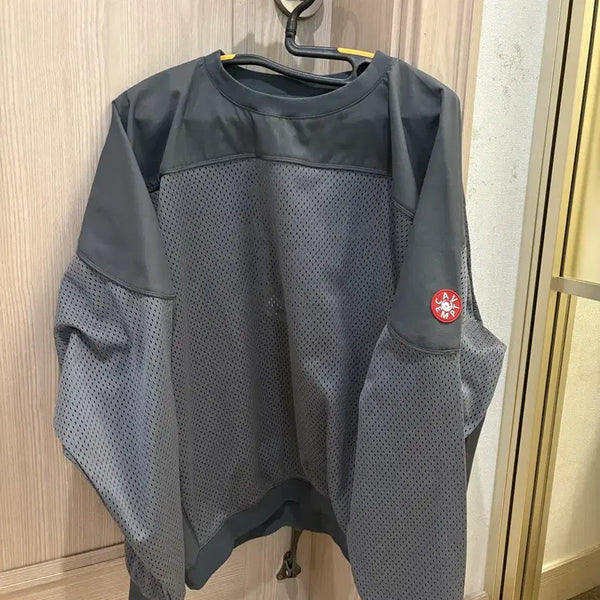 [BUNJANG] Cav Empt Mesh Track Crew Neck Grey / Cavempt 카브엠트 메쉬 트랙 크루 넥 그레이