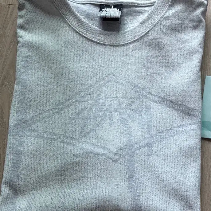 [BUNJANG] Stussy Sweater T-shirt Ash Heather (L) / (L) 스투시 스웨터 티셔츠 애쉬 헤더