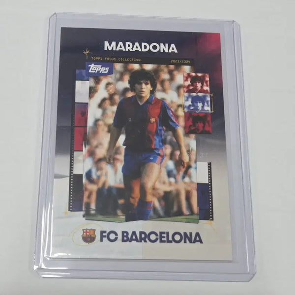 [BUNJANG] Maradona, Valderrama Legend Soccer Cards - Bundle Set / [레전드] 마라도나, 발데라마 탑스 2장 일괄 축구 카드