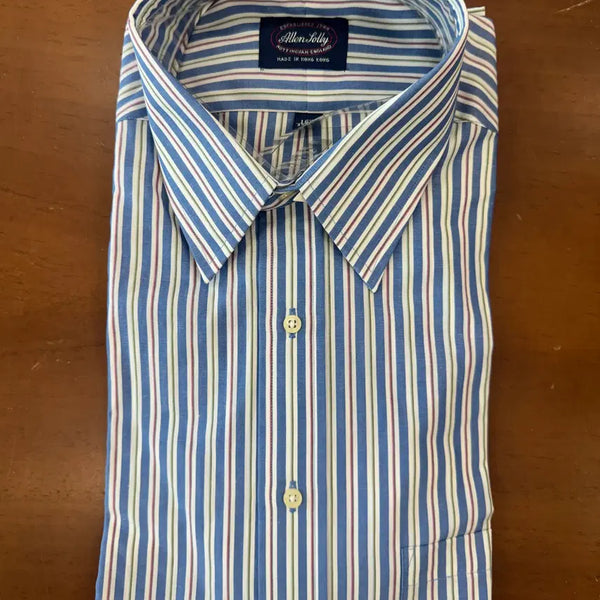 [BUNJANG] Allen Solly Multi Stripe Dress Shirt XL / 앨런 솔리 멀티 스트라이프 드레스셔츠 대략 105~110(XL)