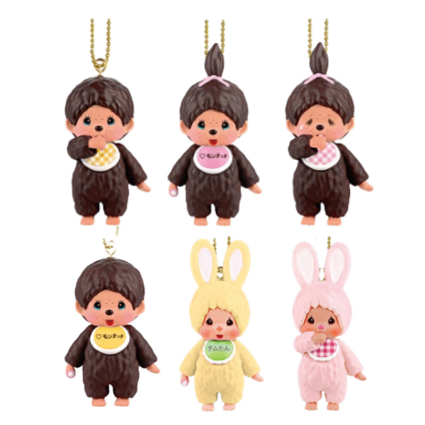 [BUNJANG] Monchhichi Mascot Gacha Series 2 Keyring / [당일발송] 몬치치 마스코트 가챠 2탄 키링 랜덤 무중복 치무탄 굿즈