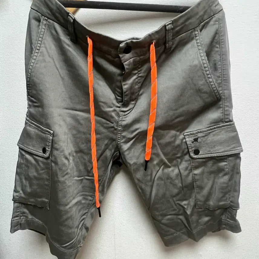 [BUNJANG] Maison Dark Grey Cargo Half Pants Size 46 / 메종 다크그레이 카고 하프팬츠 46 사이즈