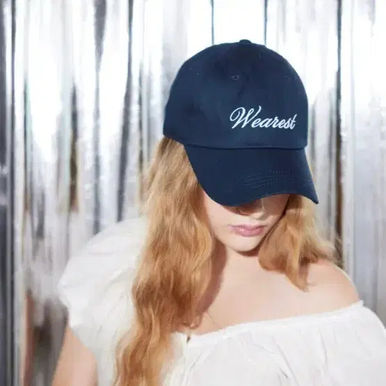 [BUNJANG] Wearest Signature Ball Cap Navy / Wearest 웨어러스트 signature ball cap 네이비
