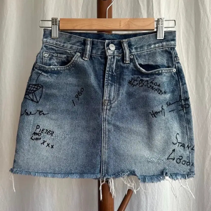 [BUNJANG] AllSaints Denim Mini Skirt / 올세인츠 데님 미니 스커트 S