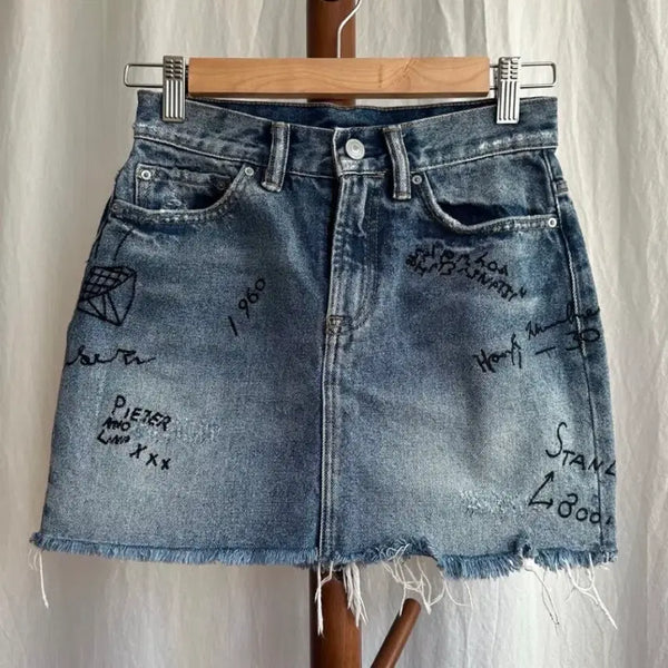 [BUNJANG] AllSaints Denim Mini Skirt / 올세인츠 데님 미니 스커트 S