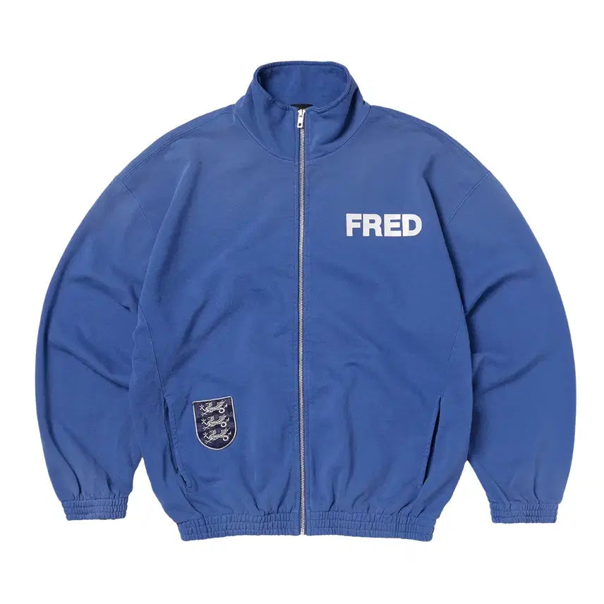 [BUNJANG] Alfred Vintage Fred Cotton Zip-Up Jacket Blue / 알프레드 VTG 프레드 코튼 집업 자켓 블루