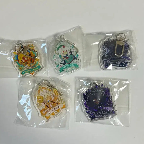 [BUNJANG] Cookie Run: Kingdom Legacy of the Great Kingdom Acrylic Keychain Set (5 Types) / 쿠키런 킹덤 위대한 왕국의 유산 아크릴 키링 5종 일괄
