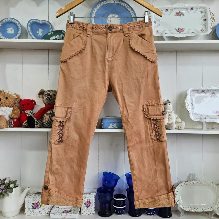 [BUNJANG] axes femme Lace Cargo Pants / axes femme(액시즈팜) 레이스 카고 팬츠