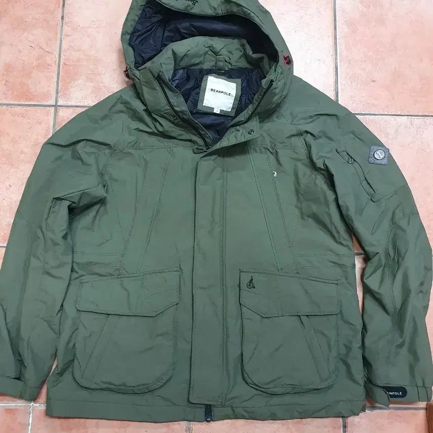 [BUNJANG] Beanpole Men's Khaki Padded Safari Jumper Size 105 / 빈폴 남성 패딩 사파리 점퍼 카키 (105 사이즈)