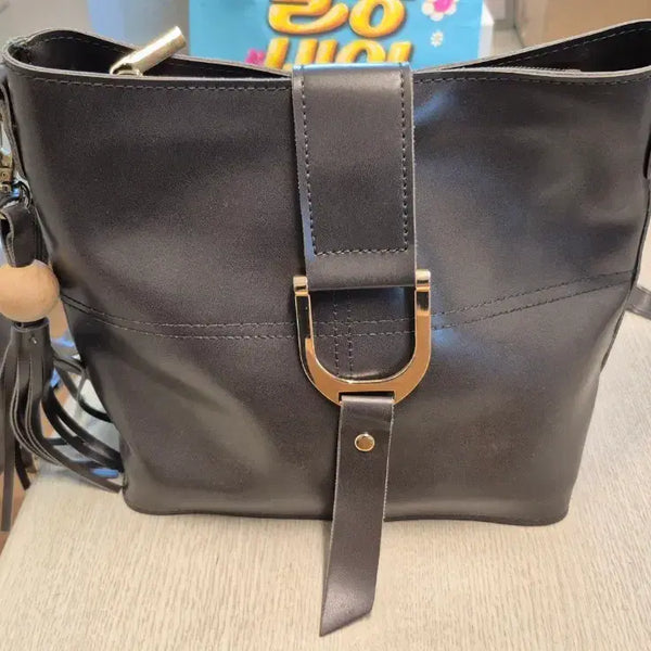 [BUNJANG] GNB D Logo Crossbody Bag - Grey / 새제품)GNB 그레이 D로고 크로스백