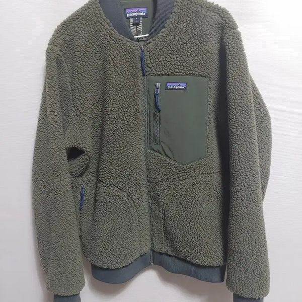 [BUNJANG] Patagonia Fleece Bomber Jacket Green M / 파타고니아 플리스 봄버 자켓 그린 M
