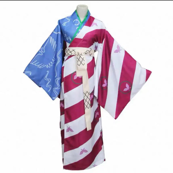 [BUNJANG] Inuyasha Kagura Cosplay Costume Set / (가발신발소품풀셋)이누야샤 카라 코스프레 의상 가발 소품