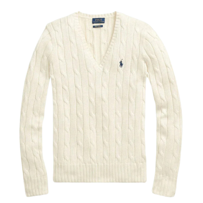 [BUNJANG] Polo Ralph Lauren Women's V-Neck Knit Sweater / [새상품] 폴로 여성용 브이넥 니트