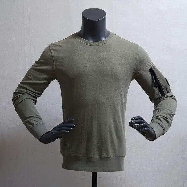 [BUNJANG] CP Company Khaki Sweatshirt / CP 씨피컴퍼니 맨투맨 카키색 95