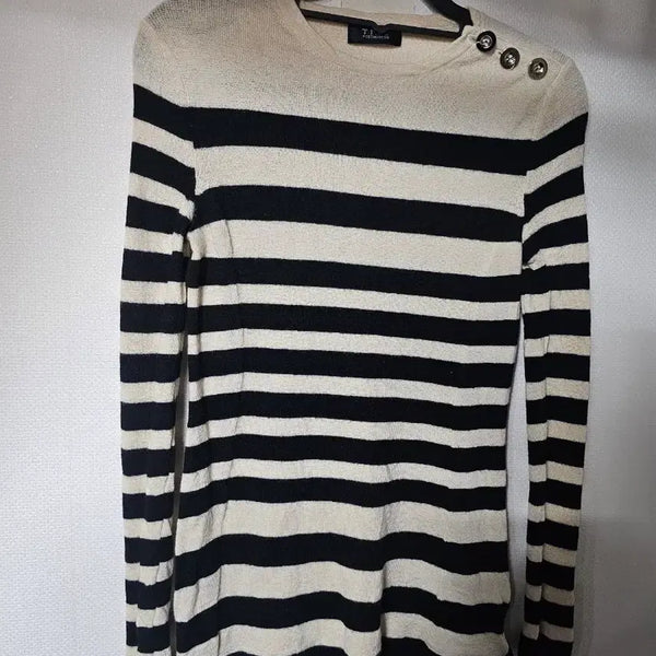 [BUNJANG] TIME Stripe Knit Top / 타임 니트