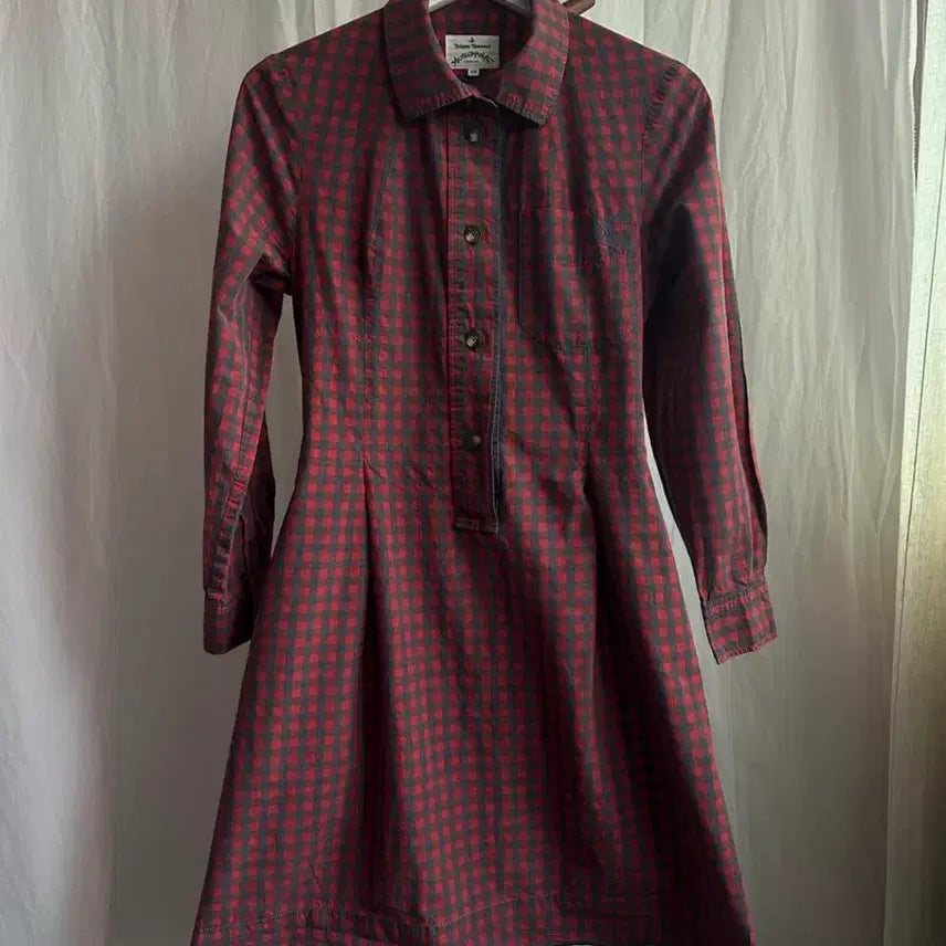 [BUNJANG] Vivienne Westwood Anglomania Checkered Dress / 비비안웨스트우드 앵글로매니아 체크 원피스