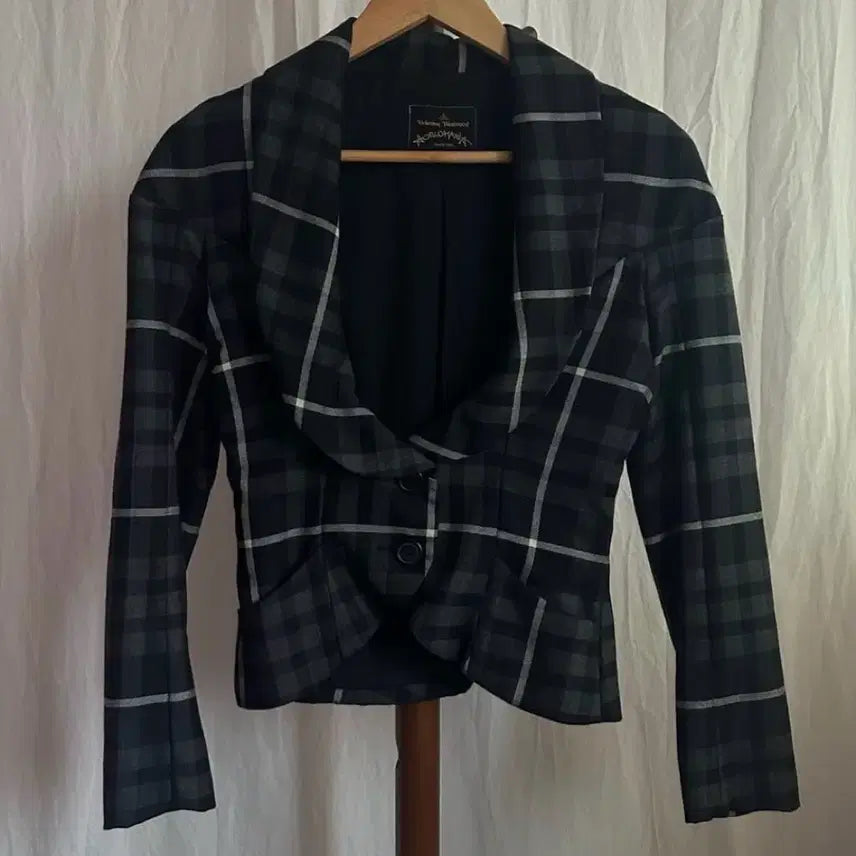 [BUNJANG] Vivienne Westwood Anglomania Tartan Jacket / 비비안웨스트우드 앵글로매니아 타탄 자켓