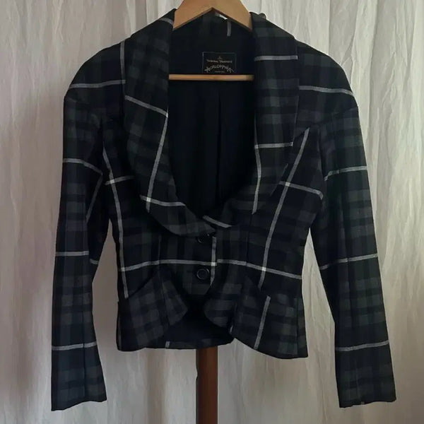 [BUNJANG] Vivienne Westwood Anglomania Tartan Jacket / 비비안웨스트우드 앵글로매니아 타탄 자켓