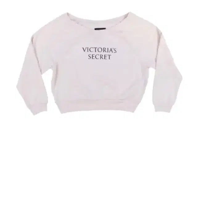 [BUNJANG] Victoria's Secret One Shoulder Sweatshirt / 빅토리아 시크릿 원숄더 맨투맨