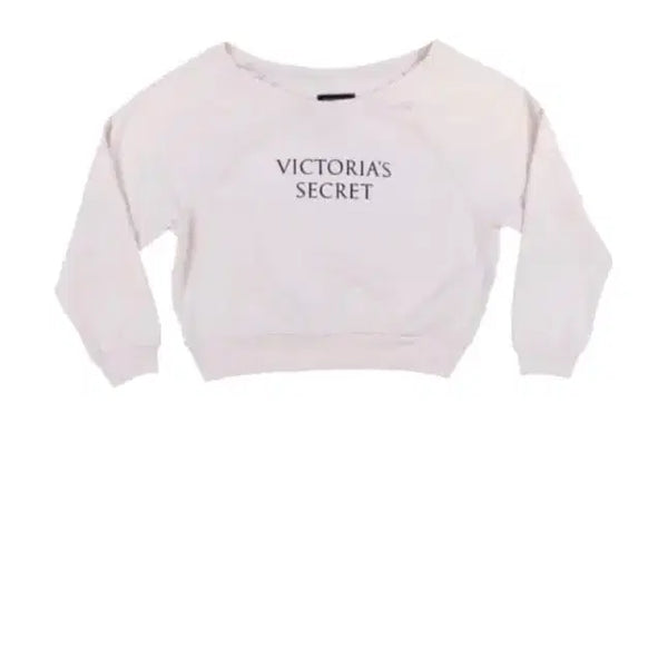 [BUNJANG] Victoria's Secret One Shoulder Sweatshirt / 빅토리아 시크릿 원숄더 맨투맨