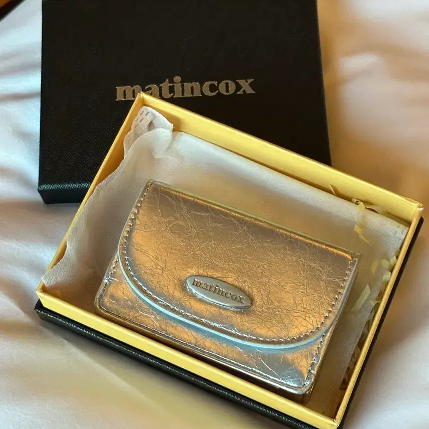 [BUNJANG] Martin Cox Wallet Silver New / 마틴콕스 지갑 실버 새상품