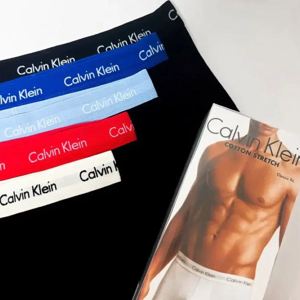 [BUNJANG] Calvin Klein Men's Underwear 5-Pack Boxer Briefs (M, L, XL) / <새상품, 미개봉-무배 8월 한달 간 >CK 캘빈클라인 남자 팬티  속옷 5종 드로즈