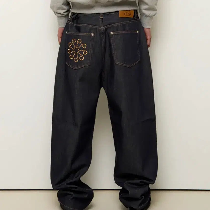 [BUNJANG] 999 Archive Wide Denim Pants / 999아카이브 와이드 데님 팬츠