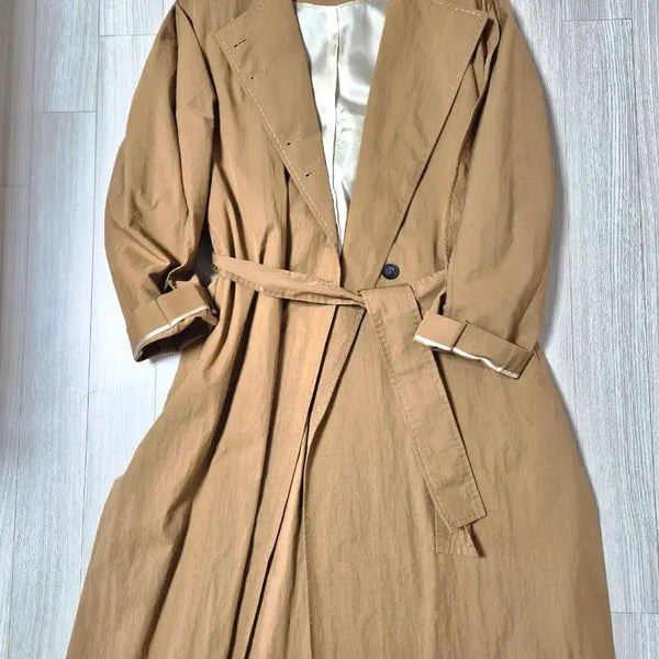 [BUNJANG] Time Trench Coat Camel / 타임 트렌치 코트 카멜