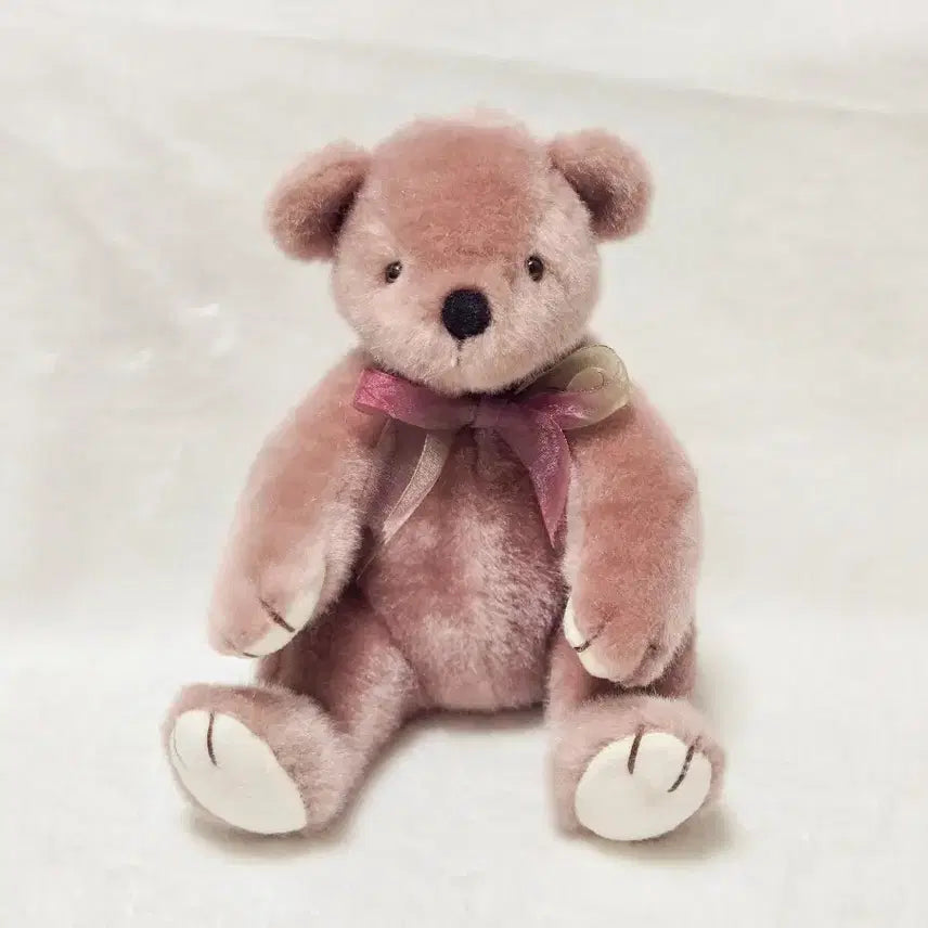 [BUNJANG] Sekiguchi Raspberry Bear Early Version Vintage Doll / 극레어) 세키구치 라즈베리곰 초기버전 재팬택 고전 곰인형