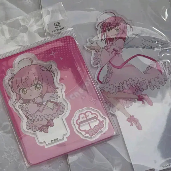 [BUNJANG] Shugo Chara! Amu Amulete Angel Acrylic Standee Set (2 Types, Sealed) / 캐릭캐릭체인지 아무 애뮬릿 엔젤 아크릴 2종 미개봉
