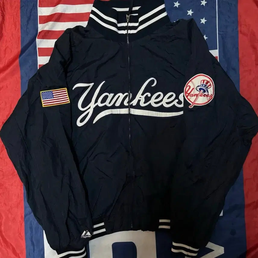 [BUNJANG] Majestic Yankees Jacket / [XL] 마제스틱 오왼 양키스 자켓