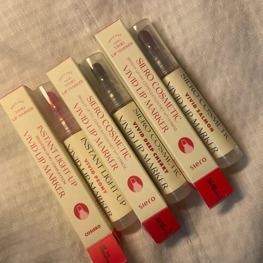 [BUNJANG] Cosirero Vivid Lip Marker Set / 코시에로 비비드 립 마커 3종 일괄 화장품 일괄 미사용 새제품