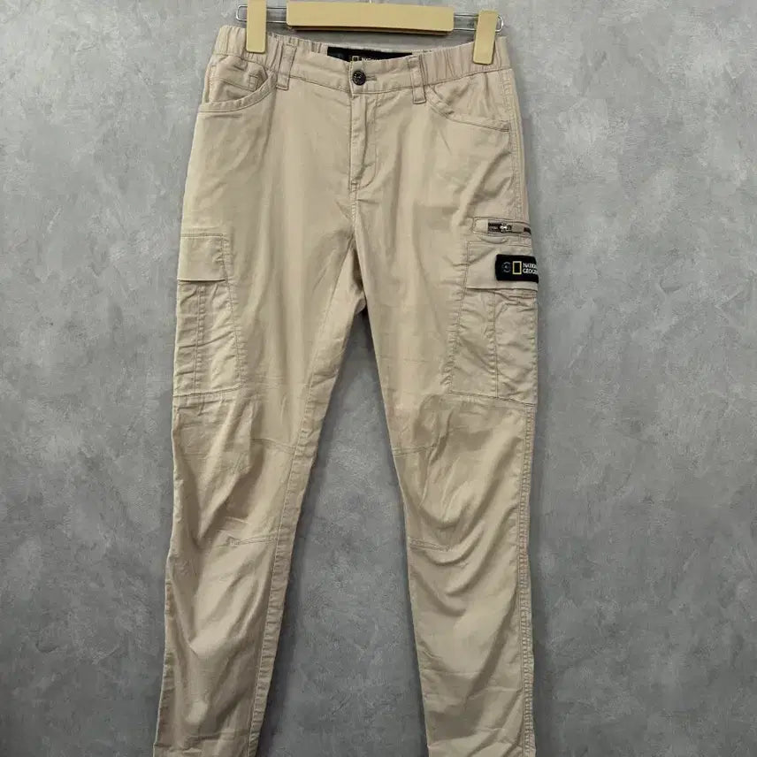 [BUNJANG] National Geographic Cargo Pants Beige 27 Size / 내셔널지오그래픽 카고바지 베이지 27사이즈
