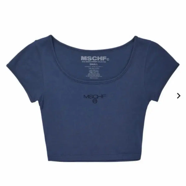 [BUNJANG] Mischief Fitted Crop Top / 미스치프 피티드 크롭티 새제품급