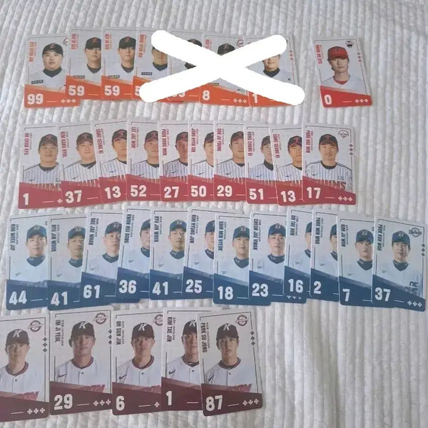 [BUNJANG] KBO Paldo Bibimmyeon Collaboration Trading Cards / kbo 팔도비빔면 카드 한화 NC LG 등