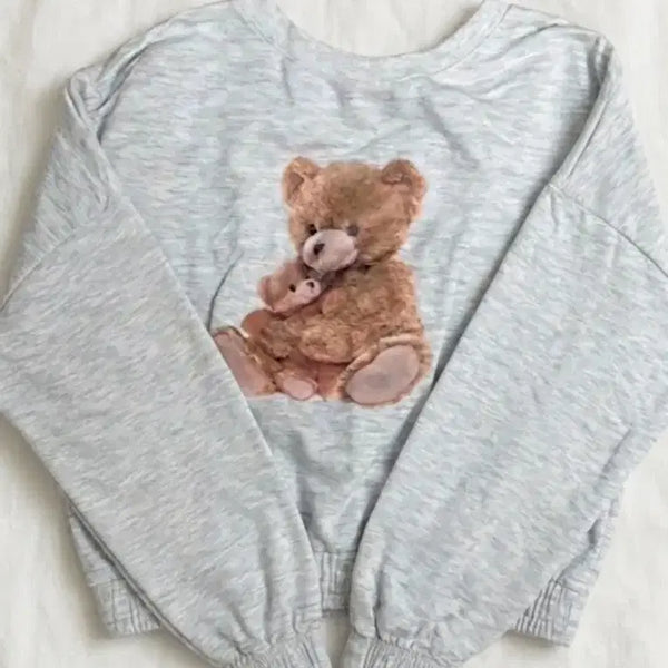 [BUNJANG] Bear Cropped T-Shirt (S) / 곰돌이 크롭티S
