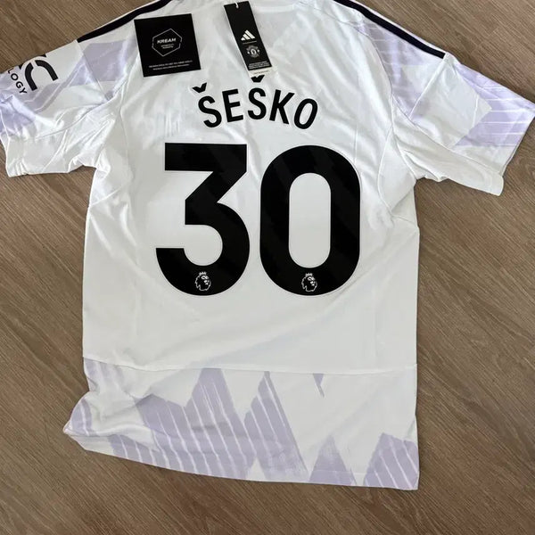 [BUNJANG] Manchester United 2025-26 Away Player Issue Authentic Jersey / 25-26 맨유 에웨이 세슈코 마킹 유니폼(정품)