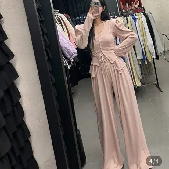 [BUNJANG] Jinny Kim Three Piece Jin Beige / 진바니 쓰리피스 진베이지 새상품