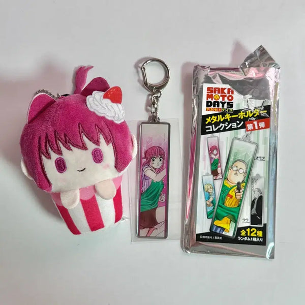 [BUNJANG] Sakagami Days Lu Xiaotang Cupcake Plush Keychain Set / 일괄)사카모토데이즈 루 샤오탕 컵케이크 누이 인형 키링 원화 점프샵