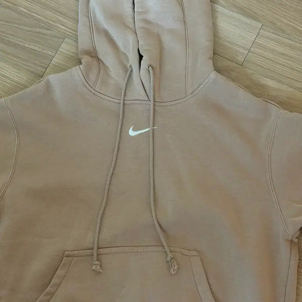 [BUNJANG] Nike Hoodie (Beige / White) / 나이키 후드티 베이지 / 나이키 후드티 화이트