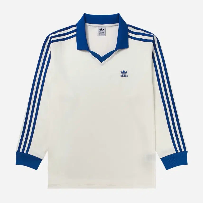 [BUNJANG] Adidas Trefoil Satin Long Sleeve T-Shirt Size S / 아디다스 삼선 새틴 롱슬리브 티셔츠 S사이즈