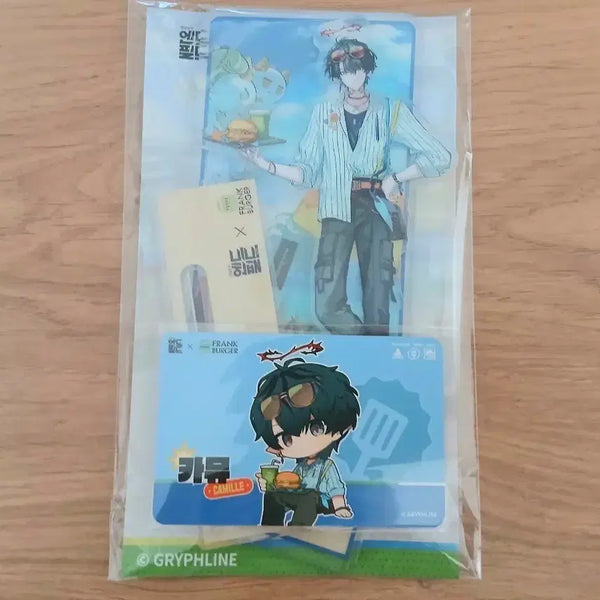 [BUNJANG] Arknights Endfield Frank Burger Camus Acrylic Stand & Photocard / 명일방주 엔드필드 프랭크버거 카뮤 아크릴스탠드 포토카드