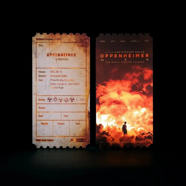 [BUNJANG] Oppenheimer Megabox Original Ticket - Christopher Nolan / 크리스토퍼 놀란 오펜하이머 메가박스 오리지널 티켓