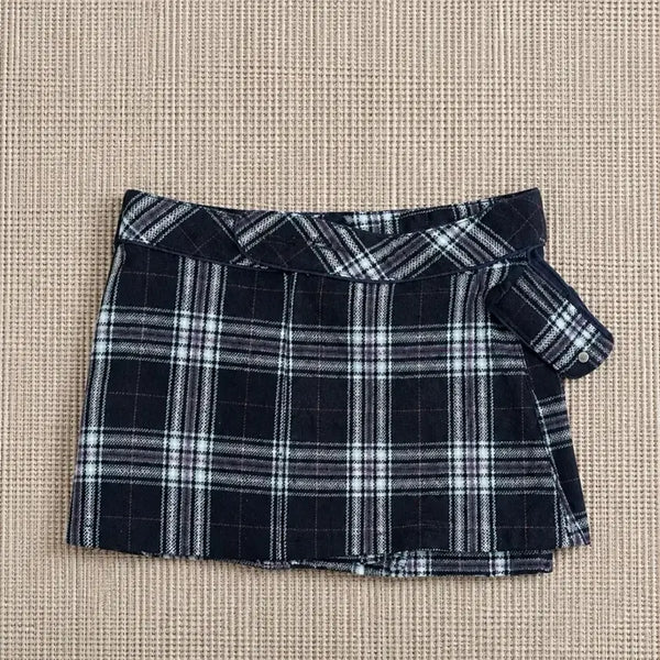 [BUNJANG] Tartan Check Mini Skirt / 타탄 체크 미니 스커트S