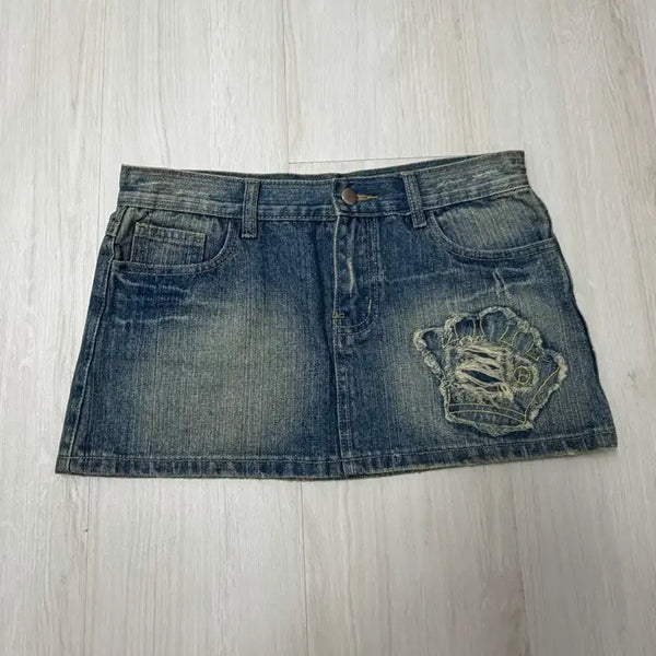 [BUNJANG] Vintage Y2K Denim Skirt / 빈티지 y2k 데님 스커트