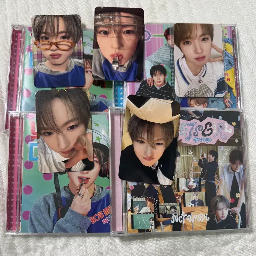 [BUNJANG] NCT WISH Sakuya Japan Album Yoizidora Boyoimitcgurl Photocard Bundle Set / 엔시티 위시 일본 앨범 세트 풀셋 사쿠야 개인반 포카 포함 개봉 요이돈 요이동 보이미츠걸 안경 풀셋 미공포 특전