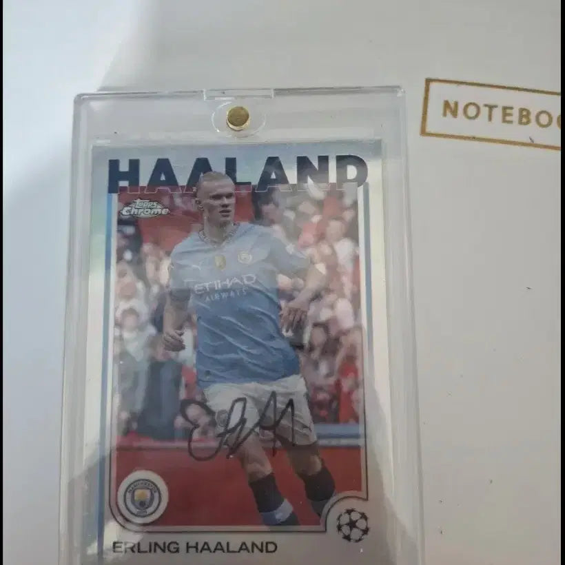[BUNJANG] Erling Haaland Autographed Soccer Card (Hand Signed) / 홀란드 사인 축구 카드 (자필)