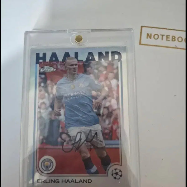 [BUNJANG] Erling Haaland Autographed Soccer Card (Hand Signed) / 홀란드 사인 축구 카드 (자필)