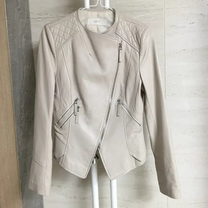 [BUNJANG] JIGOTT Lambskin Leather Jacket Size 55 / JIGOTT 지고트 양가죽 자켓 55